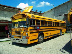 Honduras San Pedro Sula Schulbus