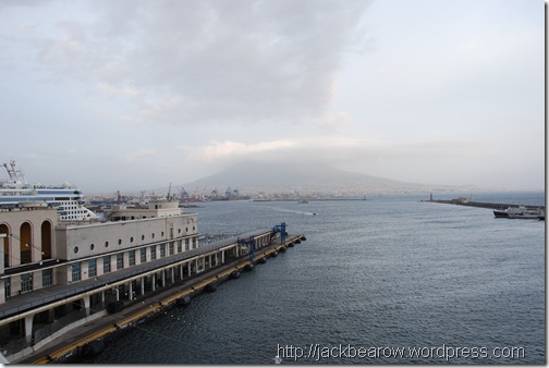 Hafen-Neapel-Vesuv